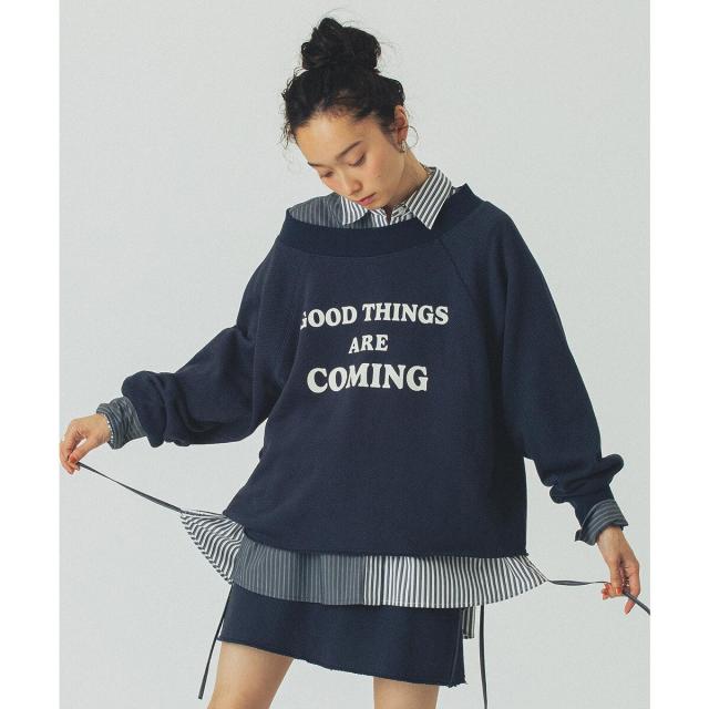 ローズバッド（ROSE BUD）/INLAY PULLOVER