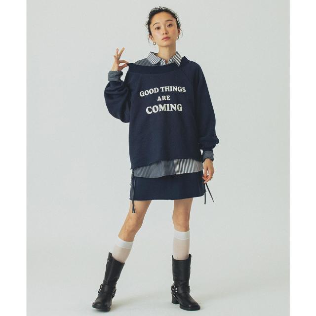 ローズバッド（ROSE BUD）/INLAY PULLOVER