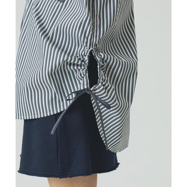 ローズバッド（ROSE BUD）/STRIPE DRAWSTRING SHIRTS