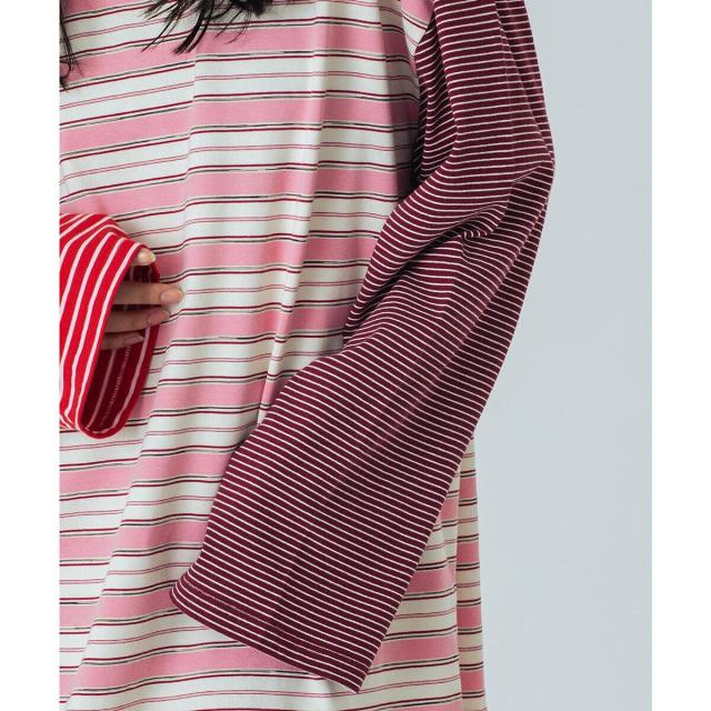 ローズバッド（ROSE BUD）/CREOLME/MULTI STRIPE L/S TEEの通販はau