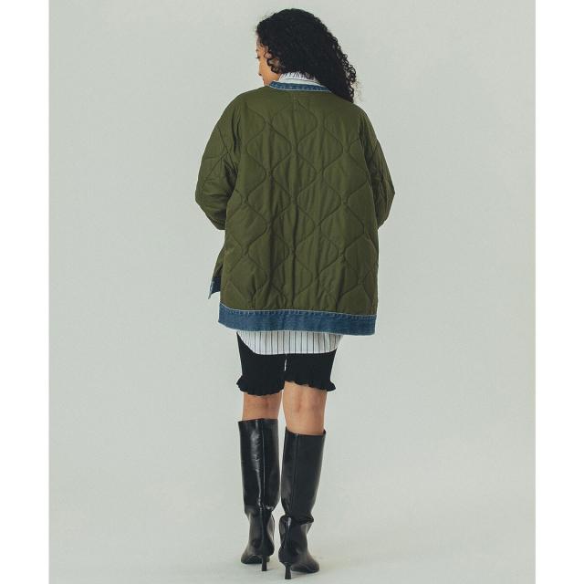 GENEHEAVENS DENIM QUILTING JACKET キルティング GENE HEAVENS)DENIM