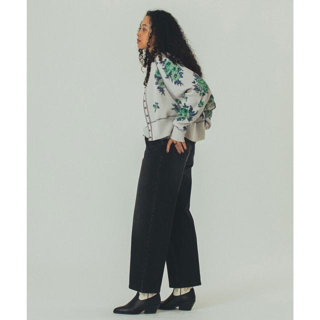 ローズバッド（ROSE BUD）/mag．byc/FLOWER PRINT WAFFLE CARDIGANの