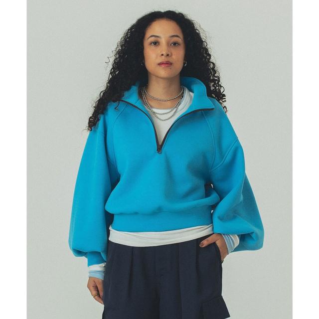 ローズバッド（ROSE BUD）/mici/VOLUME SLEEVE ZIP UP TOP