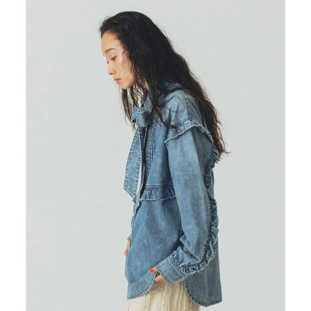 ローズバッド（ROSE BUD）/FLILL DENIM SHIRTの通販はau PAY