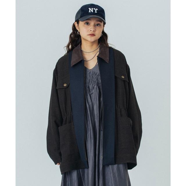 ローズバッド（ROSE BUD）/HERRINGBONE HUNTING JACKET