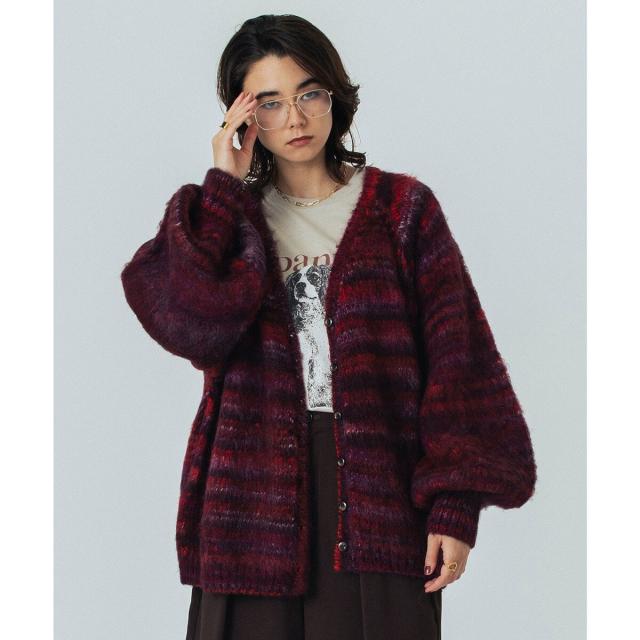 ローズバッド（ROSE BUD）/CREOLME/SHAGGY KNIT CARDIGAN_1