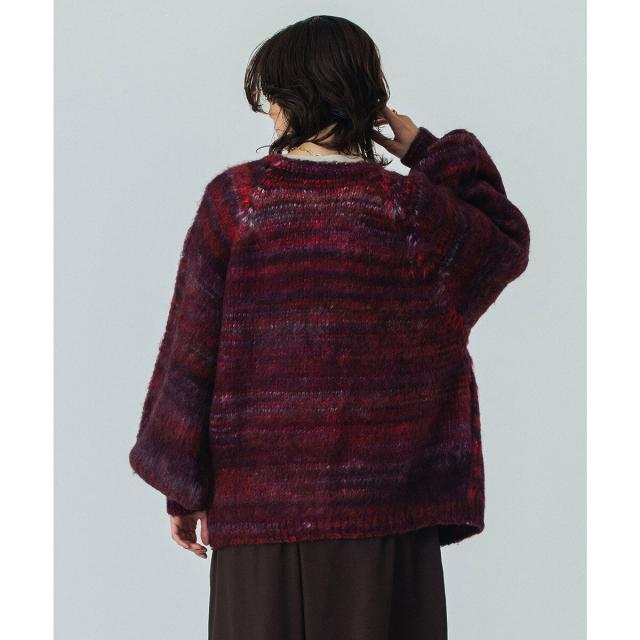 ローズバッド（ROSE BUD）/CREOLME/SHAGGY KNIT CARDIGAN_4