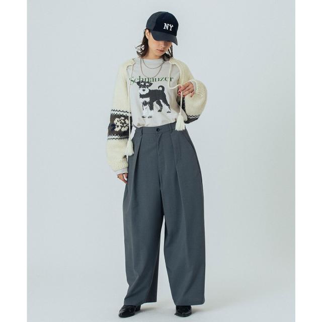 ローズバッド（ROSE BUD）/CREOLME/TUCK BARREL PANTS ローズバッド（ROSE BUD）/CREOLME/TUCK BARREL PANTSの通販はau PAY