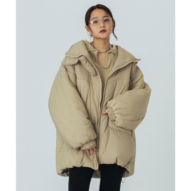 ローズバッド（ROSE BUD）/STAND COLLAR PADDED JACKET