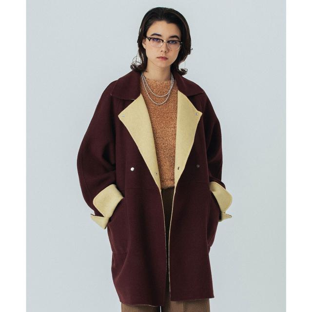 ローズバッド（ROSE BUD）/CREOLME/REVERSIBLE MIDDLE COAT