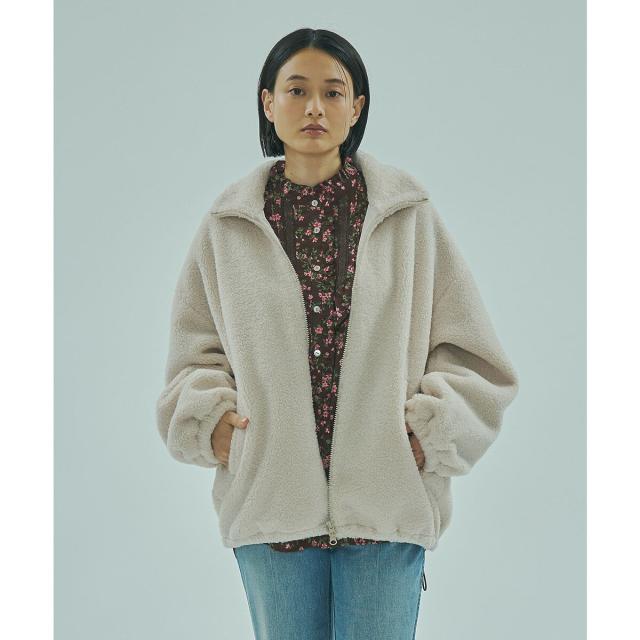 ローズバッド（ROSE BUD）/ZIP−UP BOA JACKET