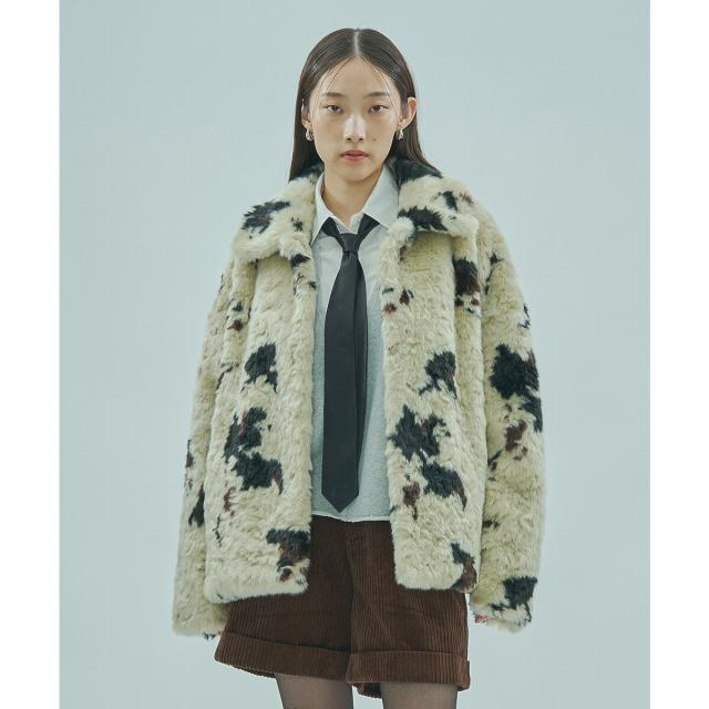 ローズバッド（ROSE BUD）/FAUX FUR COAT_2