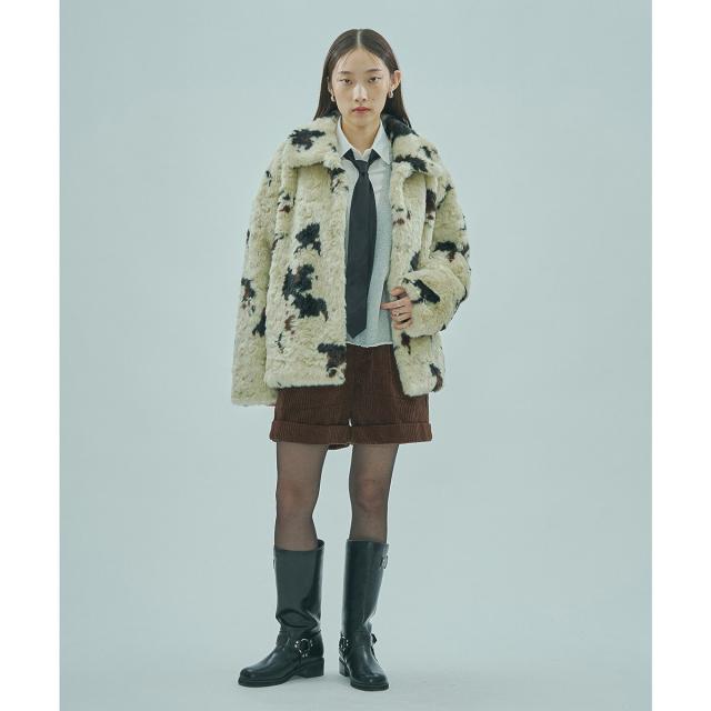 ローズバッド（ROSE BUD）/FAUX FUR COAT_6