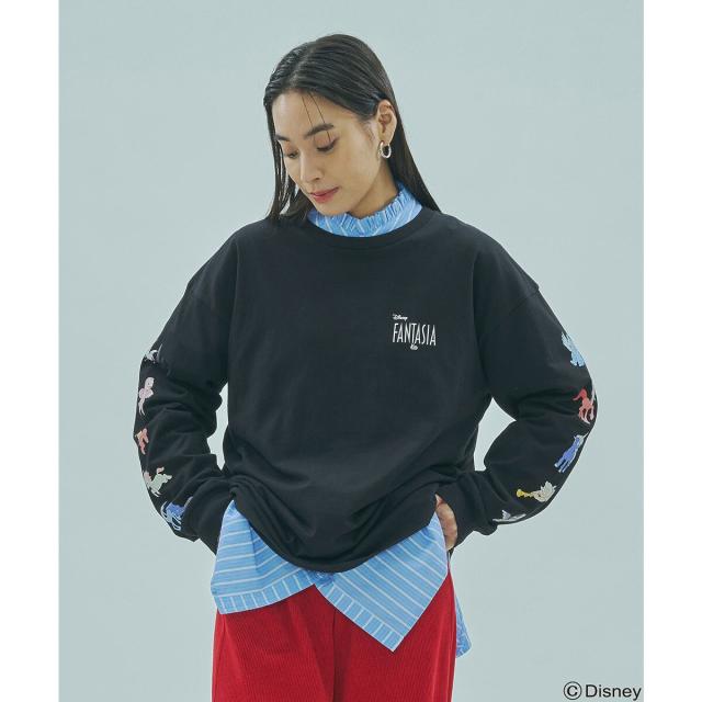 ローズバッド（ROSE BUD）/DISNEY『FANTASIA』/SLEEVE PRINT L/S TEE