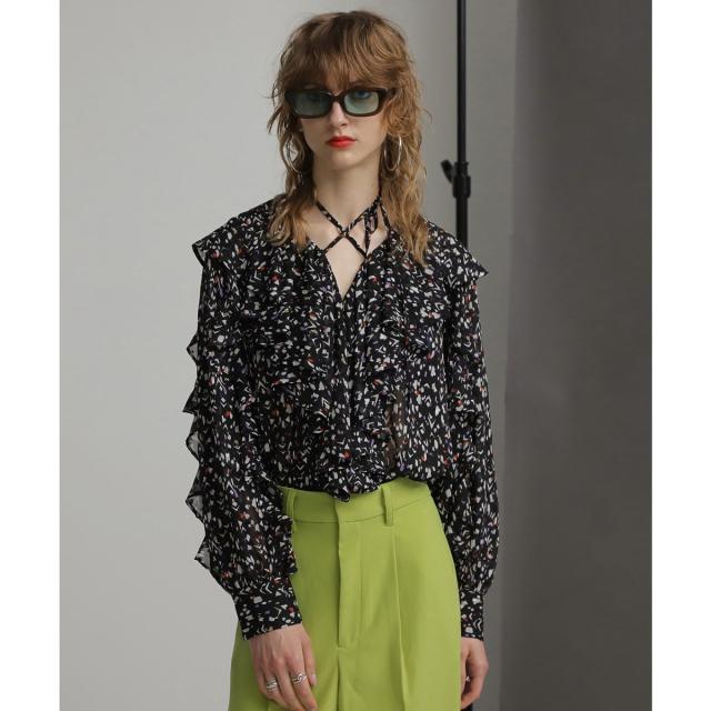 ローズバッド（ROSE BUD）/FRILLS BLOUSE