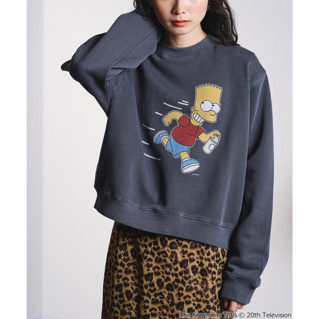 ローズバッド（ROSE BUD）/THE SIMPSONS / CROPPED SWEAT