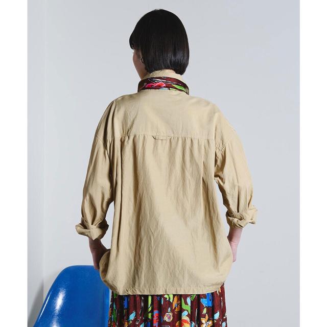 ローズバッド（ROSE BUD）/mici/EMBROIDERY BIG POCKET SHIRT