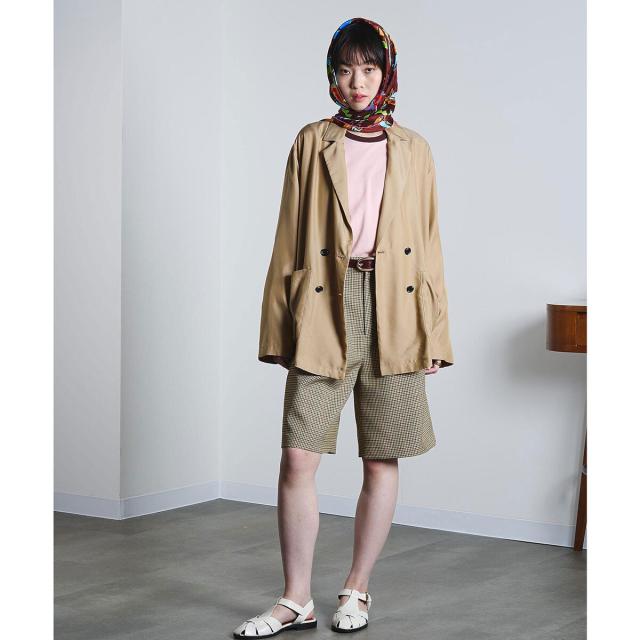 mici ハーフスリーブジャケット rosebud mici/VOLUME SLEEVE COAT