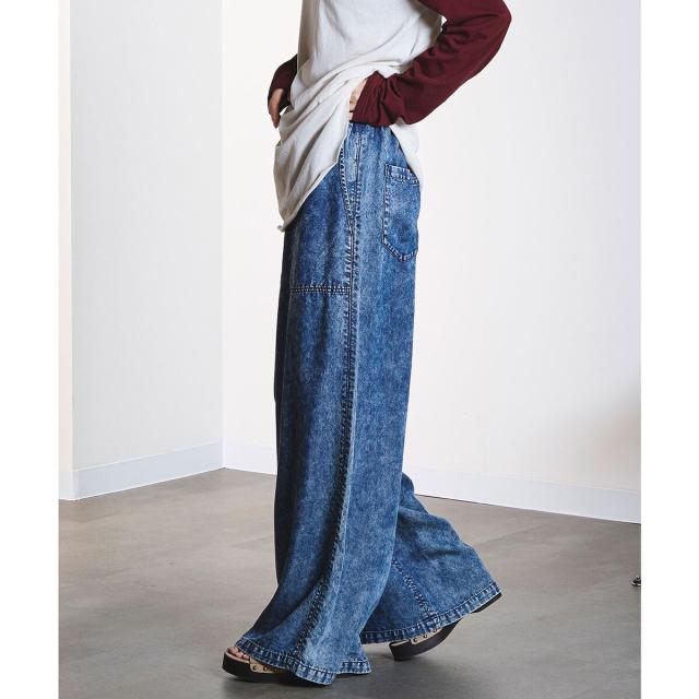 ローズバッド（ROSE BUD）/LIGHT OZ DRAWSTRING DENIM PANTS_2