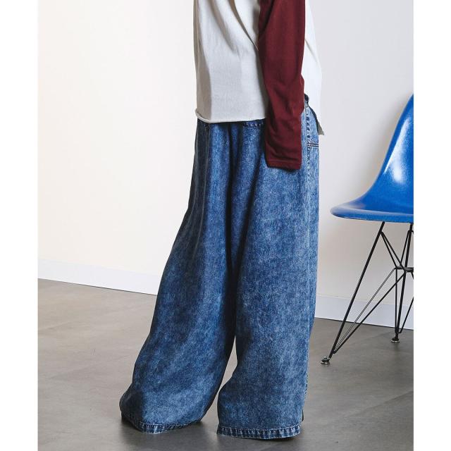ローズバッド（ROSE BUD）/LIGHT OZ DRAWSTRING DENIM PANTS_3