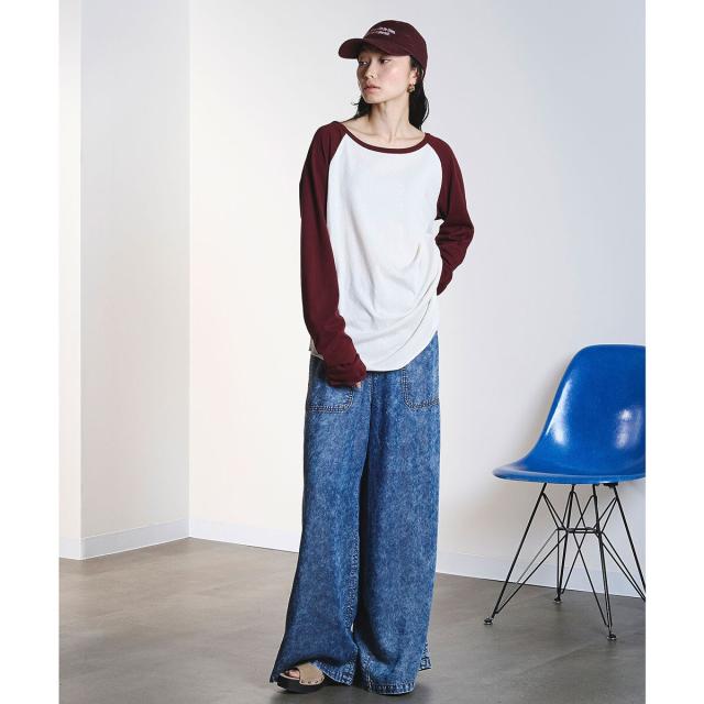 ローズバッド（ROSE BUD）/LIGHT OZ DRAWSTRING DENIM PANTS_7