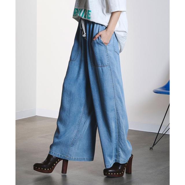 ローズバッド（ROSE BUD）/LIGHT OZ DRAWSTRING DENIM PANTS_13