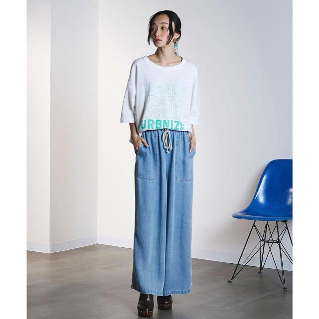 ローズバッド（ROSE BUD）/LIGHT OZ DRAWSTRING DENIM PANTS_15
