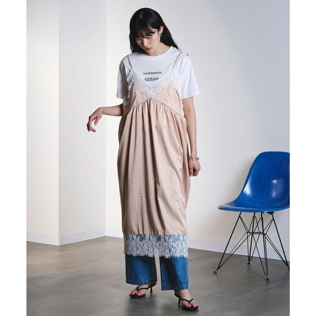 ローズバッド（ROSE BUD）/3WAY CAMI DRESS AND LOGO TEE SET