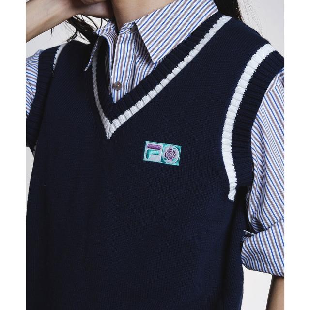 ローズバッド（ROSE BUD）/FILA×ROSEBUD V−NECK VEST_9