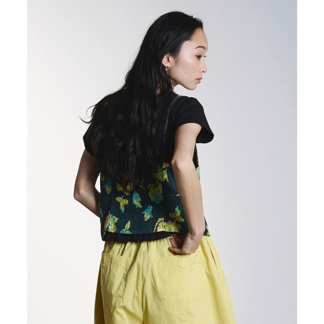 【NEW】ローズバッド（ROSE BUD）/ROSE PRINT VEST_3