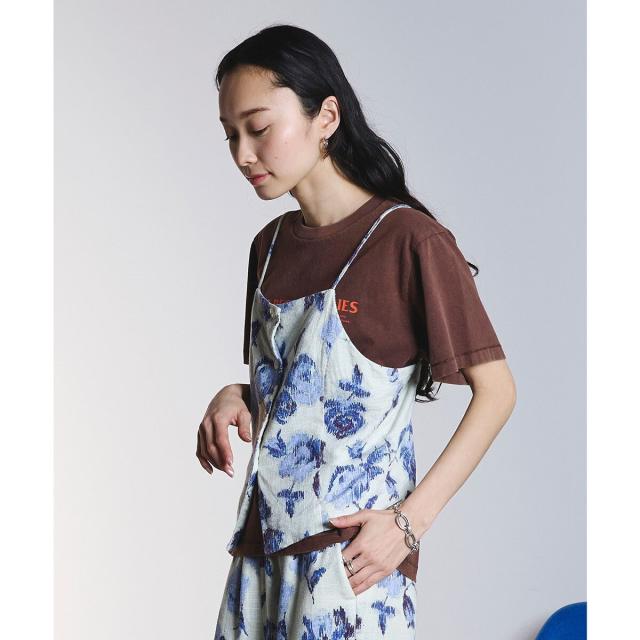 【NEW】ローズバッド（ROSE BUD）/ROSE PRINT VEST_7