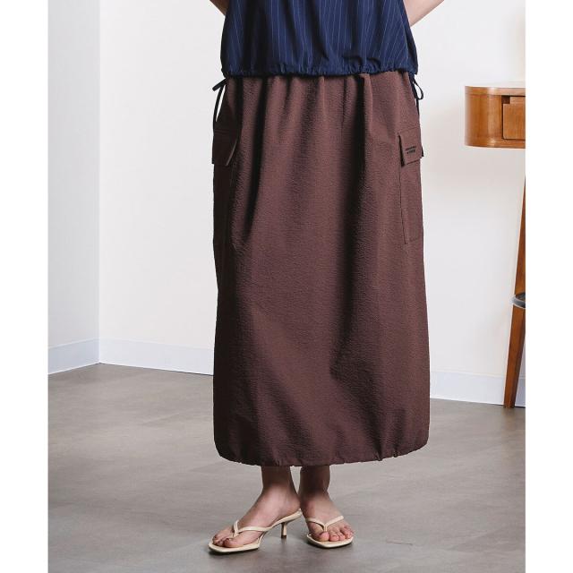 ローズバッド（ROSE BUD）/CARGO POCKET MAXI SKIRT
