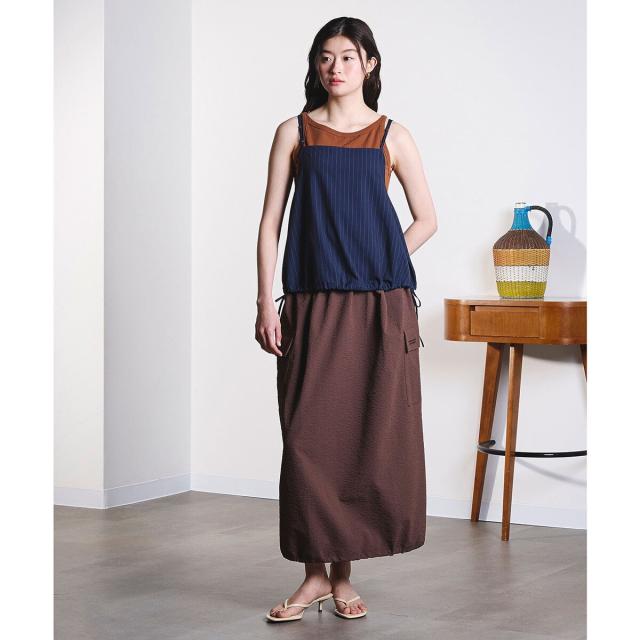 ローズバッド（ROSE BUD）/CARGO POCKET MAXI SKIRT_9