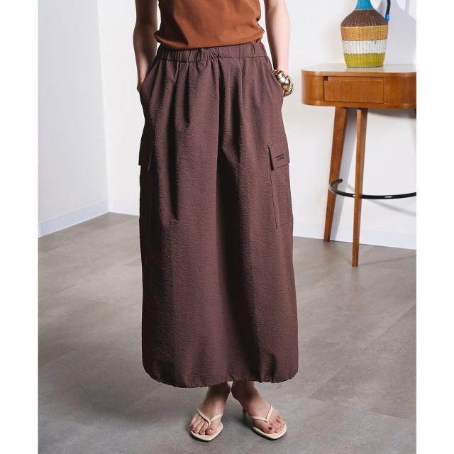 ローズバッド（ROSE BUD）/CARGO POCKET MAXI SKIRT_12