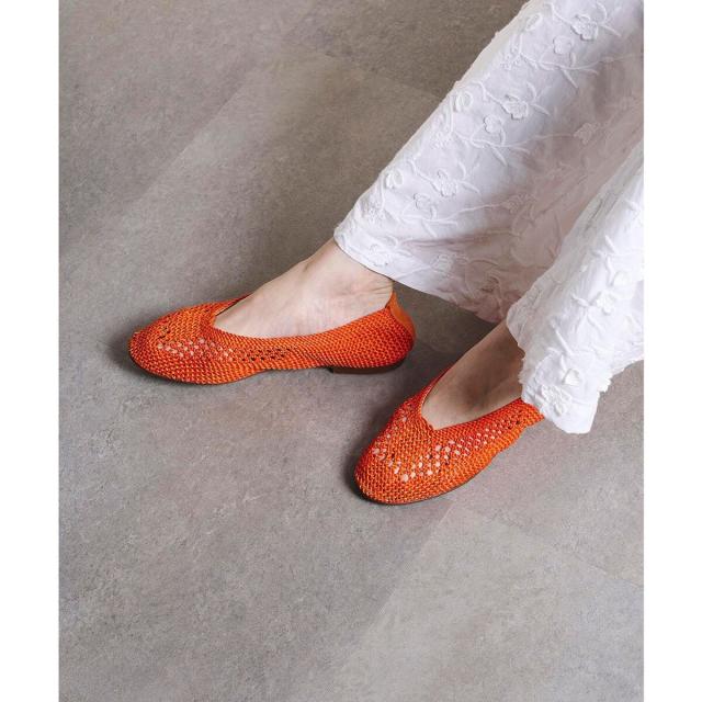 ローズバッド（ROSE BUD）/Bertuchi x GENE HEAVENS MESH FLAT SHOES_1