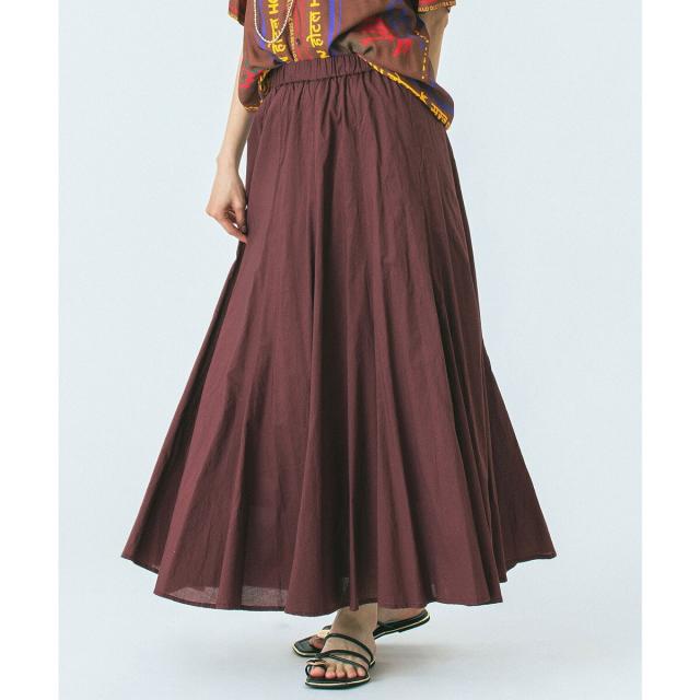 【NEW】ローズバッド（ROSE BUD）/FLARED MAXI SKIRT