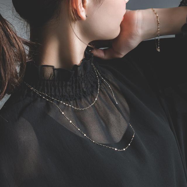 エルアンドコー（L&Co．）/K18チェーンネックレス(60ｃｍ)_3