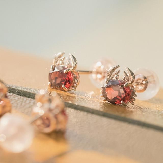 エルアンドコー（L&amp;Co．）/K10PG蟹ピアス