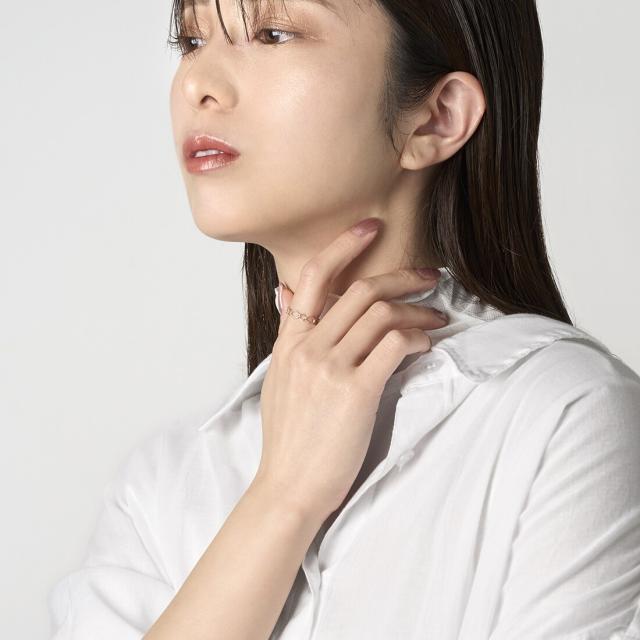 L&co チェーンリング ゴールド エルアンドコー L Co K10チェーン