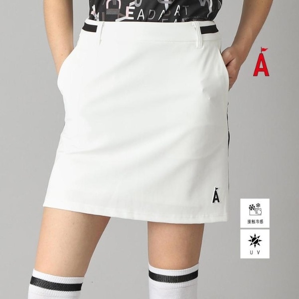 【新品】＊アダバット＊ 白スカート36 アダバットストリーム（ADABAT STREAM）/UVカット接触冷感 クール