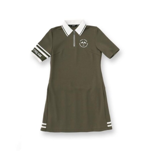 専用　adabat stream ワンピース 新品タグ付き アダバットストリーム（ADABAT STREAM）/バックプリーツポロワンピース