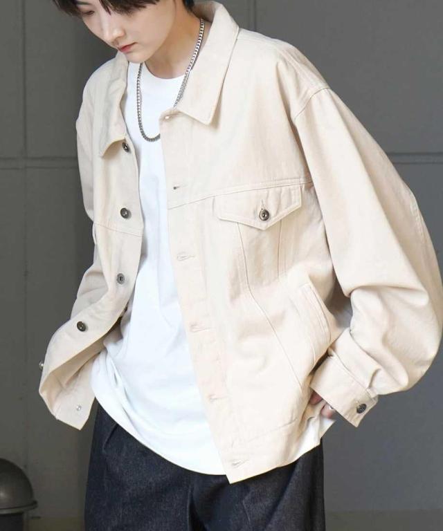 コンファーム（Confirm）/Confirm ヴィンテージライク ケミカルウォッシュ加工デニムジャケット