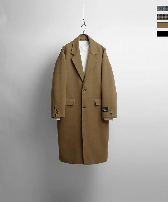 コンファーム（Confirm）/Confirm ルーズシルエット ベーシックチェスターコート