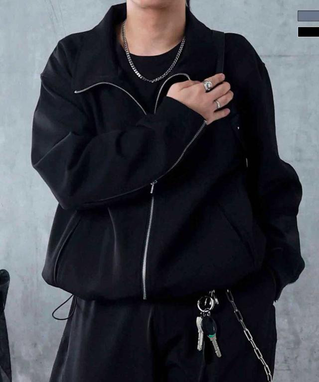 コンファーム（Confirm）/Confirm ドローコード スタンド ZIPブルゾン