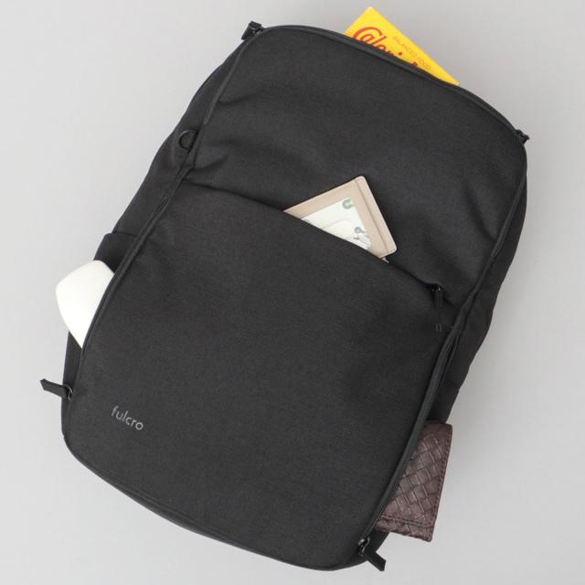 フルクロ（fulcro）/撥水 16ポケット バックパック ノート ビジネスリュック A4サイズ・15インチPC収納対応_13
