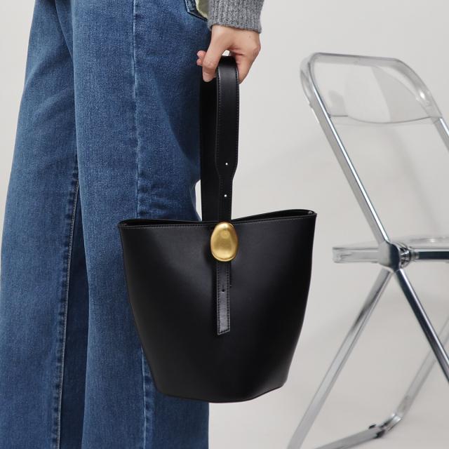 ラマージ（LA MARGE）/【LA MARGE】【本革】2WAY ワンハンドル レザー バケツバッグ