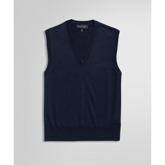 ブルックスブラザーズ（Brooks Brothers）/スーピマコットン Ｖネックベスト