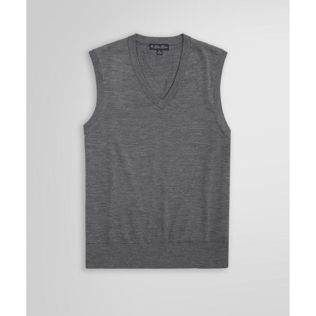 ブルックスブラザーズ（Brooks Brothers）/メリノウール　Vネックベスト