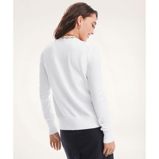 ブルックスブラザーズ（Brooks Brothers）/スーピマコットン クルーネック カーディガン_3