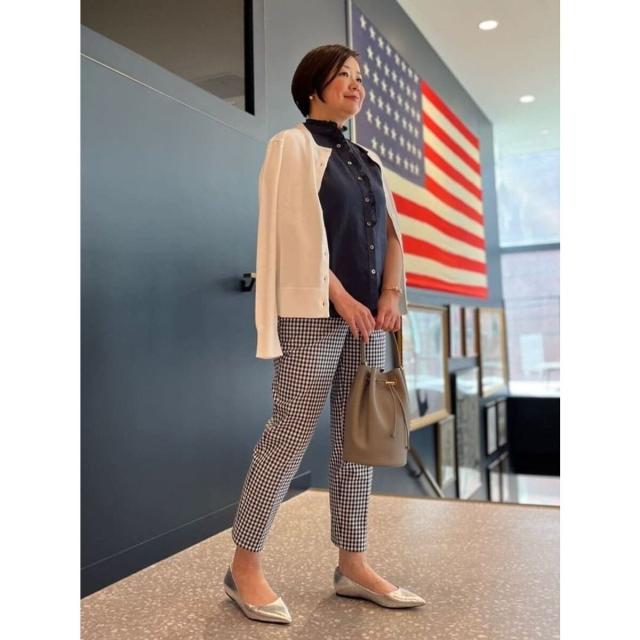 ブルックスブラザーズ（Brooks Brothers）/スーピマコットン クルーネック カーディガン_9